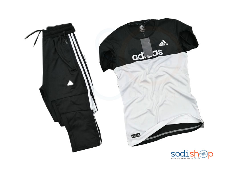 ensemble adidas noir et blanc homme